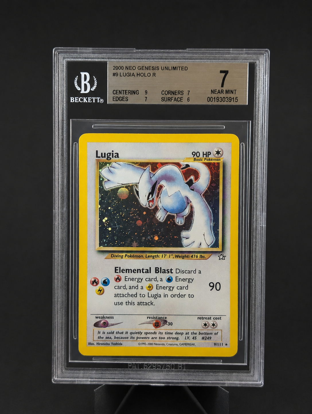 Lugia 9/111 – BGS 7 – Neo Genesis Unlimited