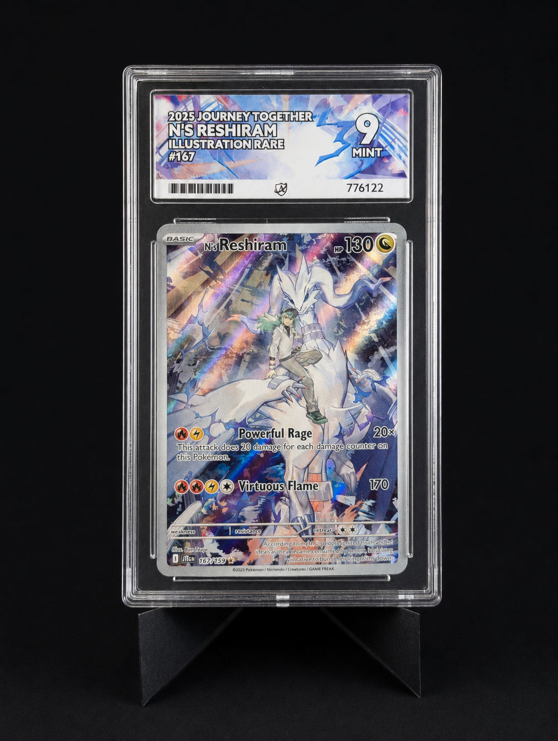 N's Reshiram 167/159 - ACE 9 Mint - Journey Together