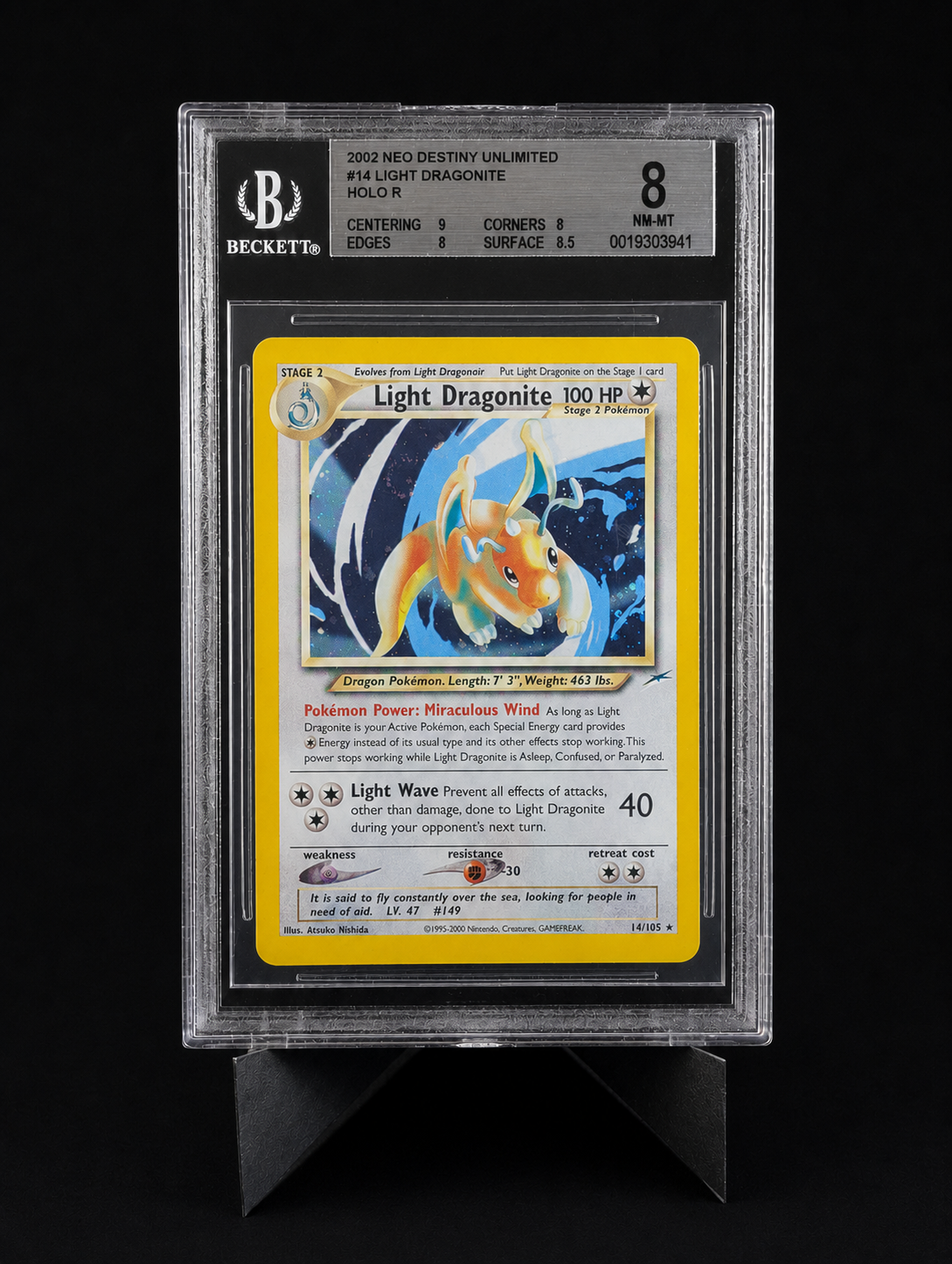 Light Dragonite 14/105 – BGS 8 – Neo Destiny Unlimited